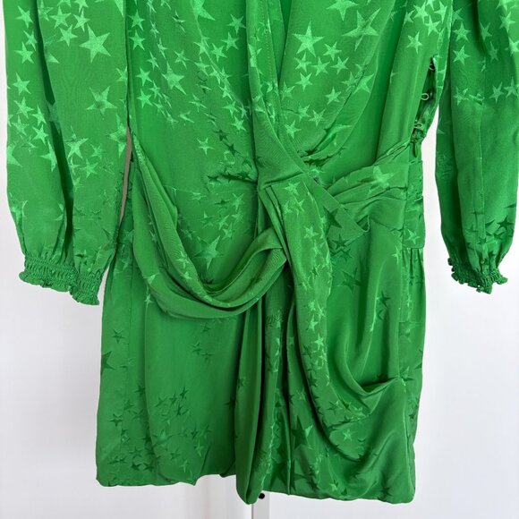 Zadig & Voltaire Recol Jac Stars Silk Dress Medium Size - Picture 5 of 8